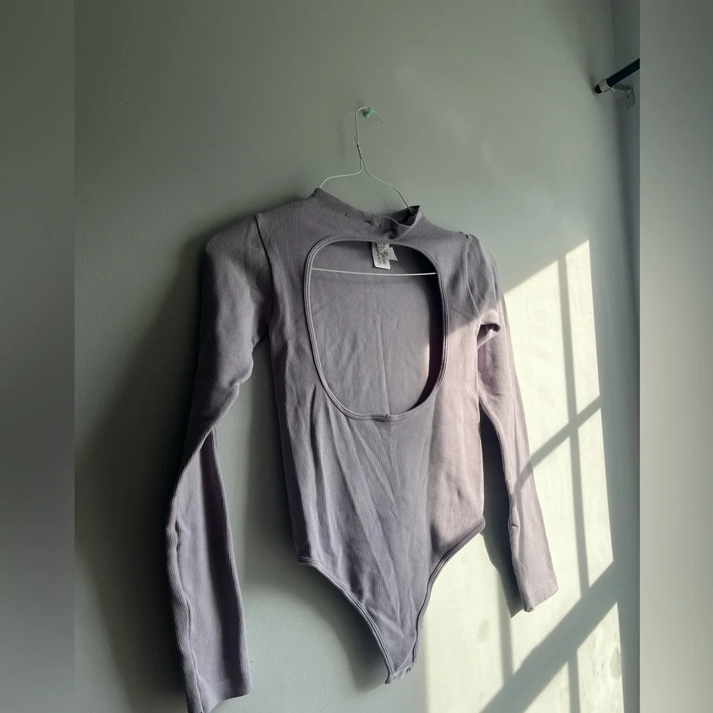 Zara purple Long Sleeve Bodysuit - Picture 2 of 4